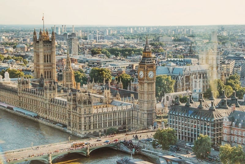 Big Ben e Palazzo di Westminster a Londra